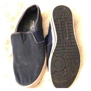 Lacoste canvas slip-Oma